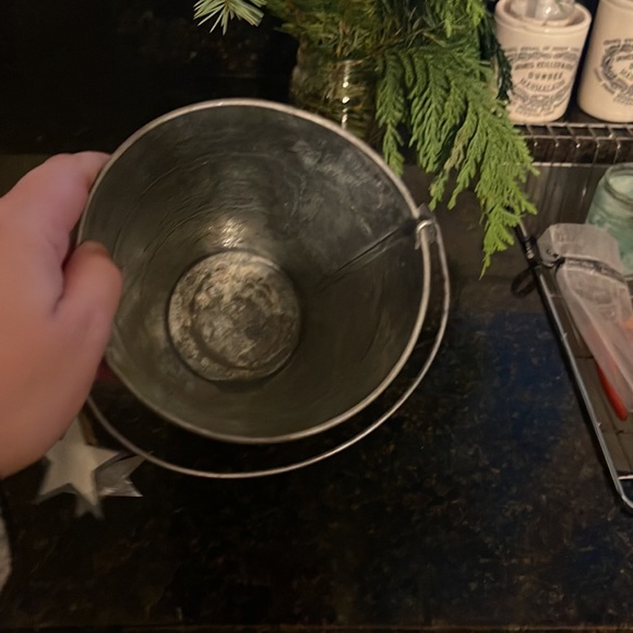 Christmas Galvanized Vase Set of Two from Primitives by Kathy - Picture 5 of 11